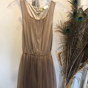 Divided H&M gold dress